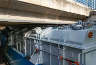 Trafotransport zum Umspannwerk Pichling